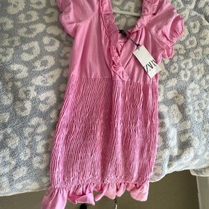 Pink Zara dress